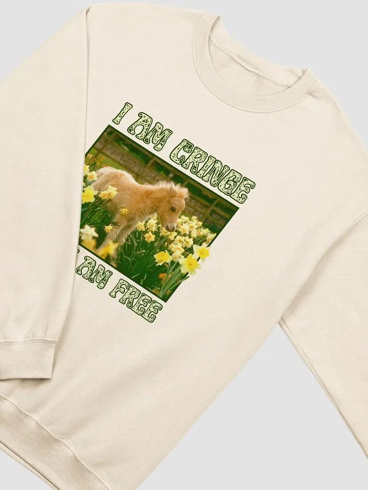 I AM CRINGE classic sweatshirt product image (2)