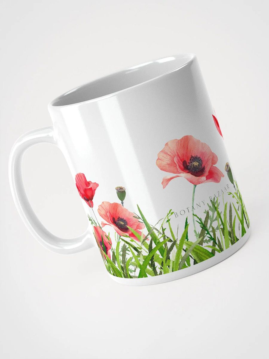 Poppy White Ceramic Mug product image (6)