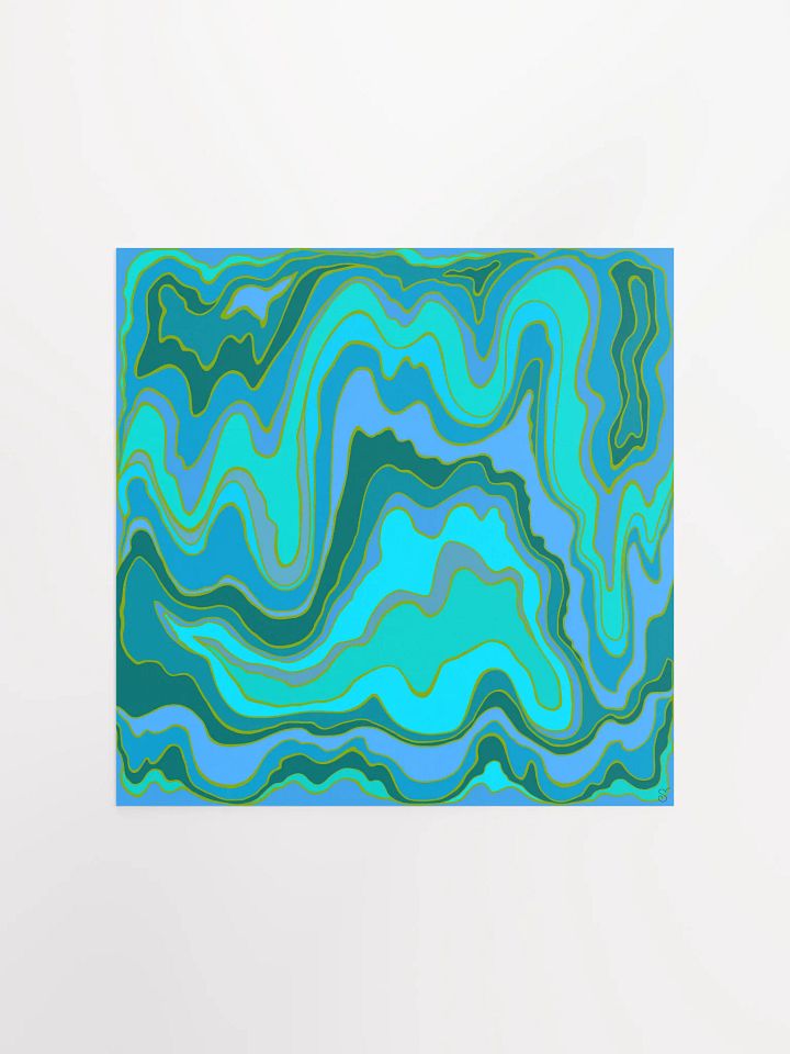 Flowing Topography Poster - Stone N 9 product image (1)