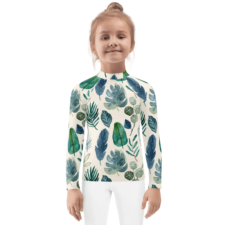 Botanical Bliss Kids Rash Guard product image (1)