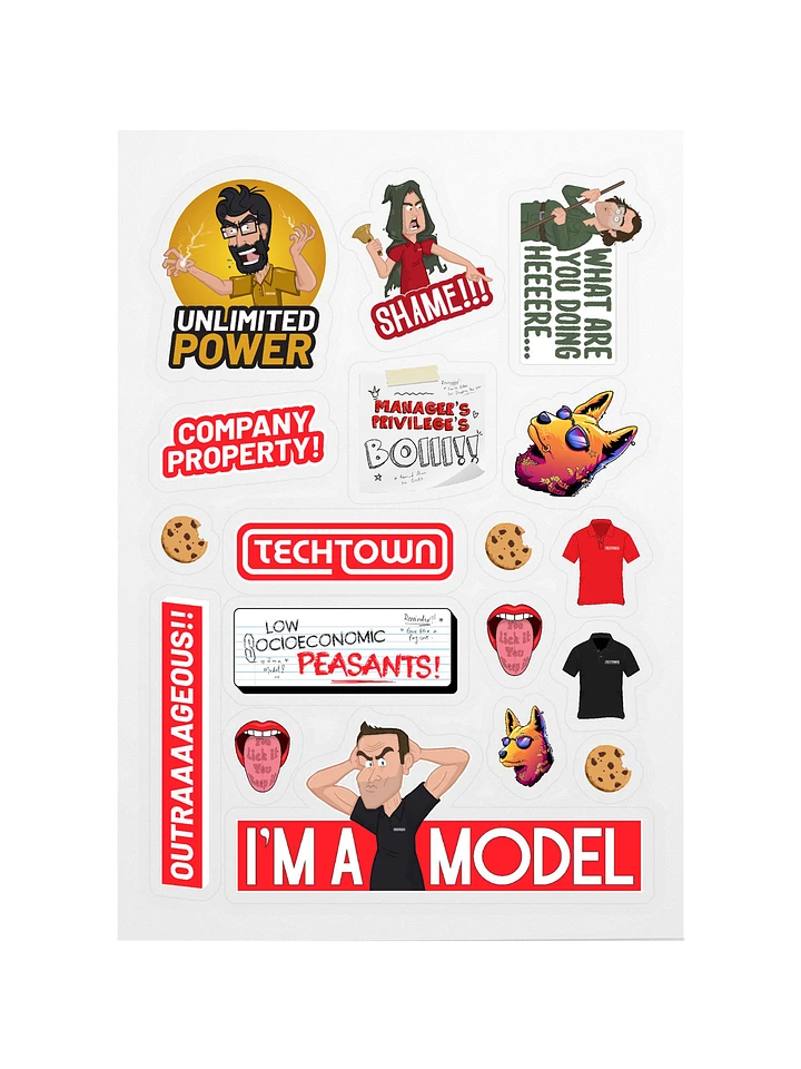 TechTown Sticker Sheet product image (1)