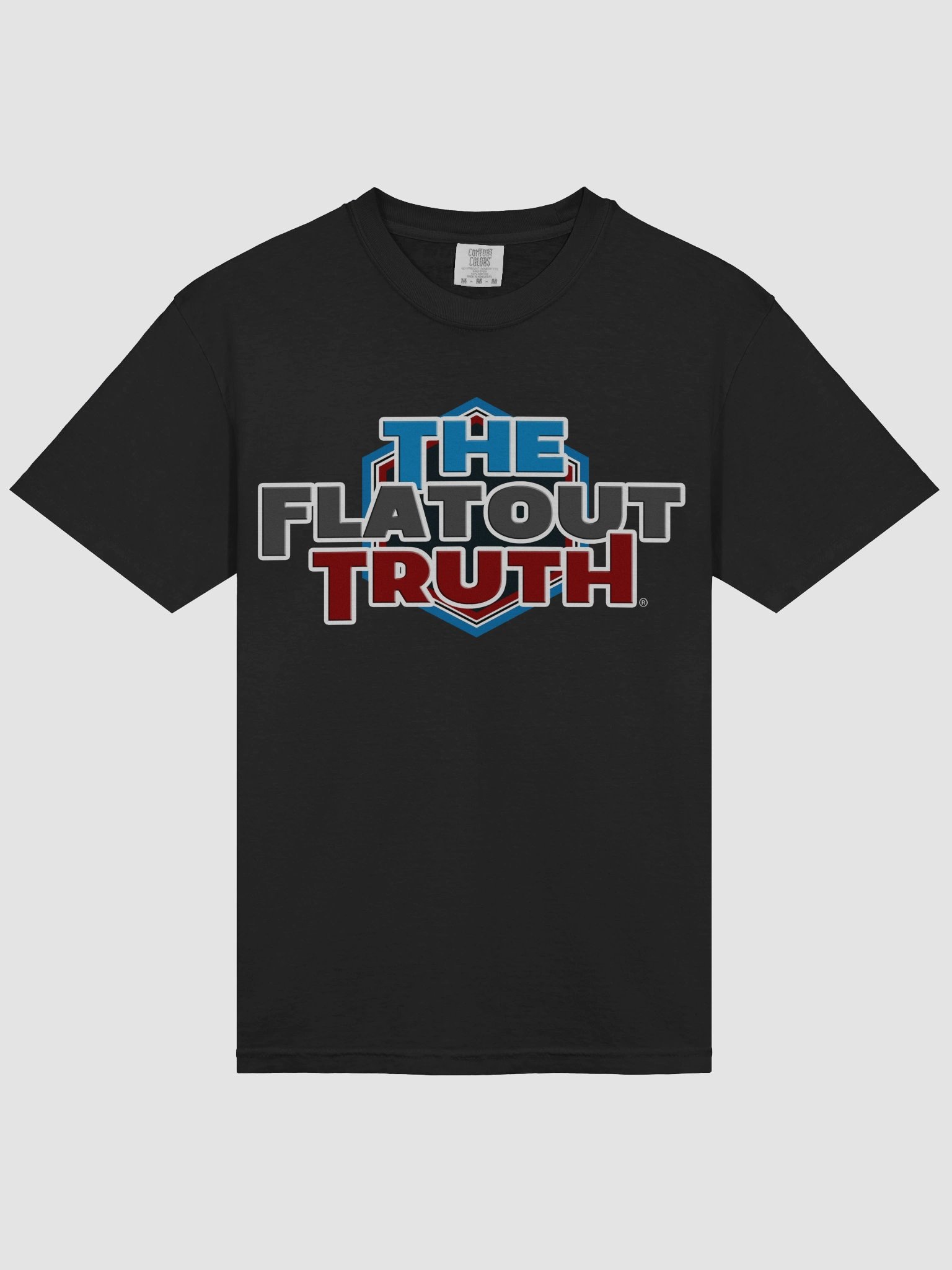 TFOT Relaxed-Fit Blue Hex Tee product image (9)