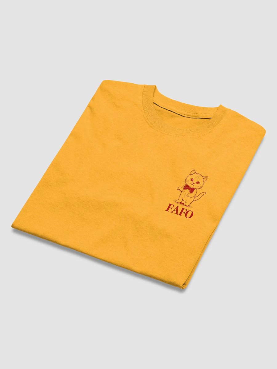 FAFO Cat Bow Tie Tee product image (12)