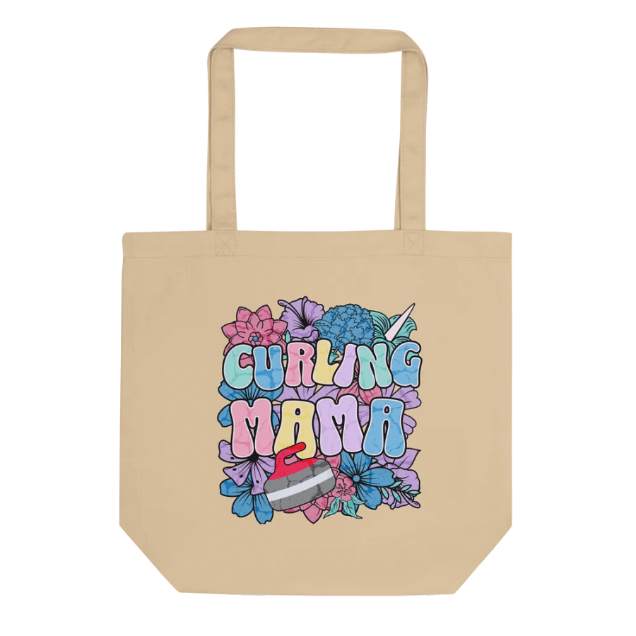 Curling Mama Floral Tote Bag product image (1)