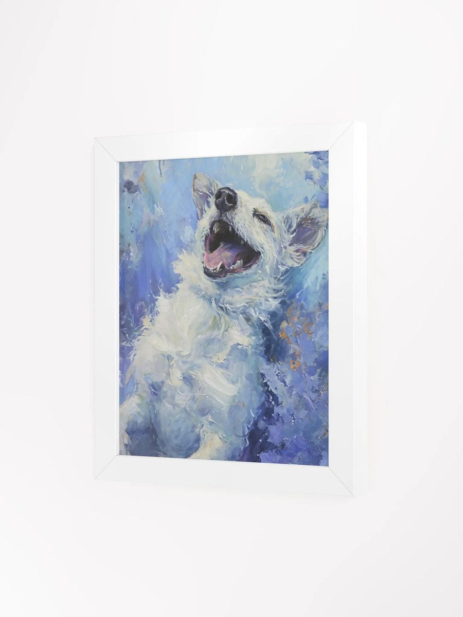 Joyful Pup Framed Matte Poster product image (3)