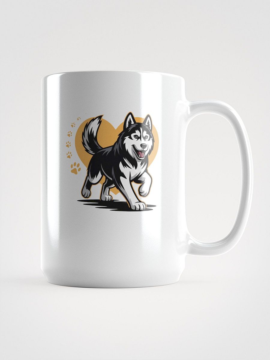 Playful Husky Heart Mug product image (1)