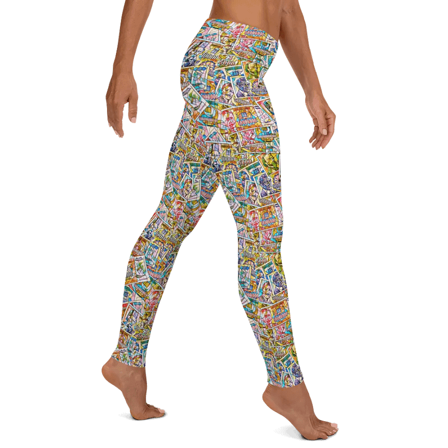 Jugoslovenski inflatorni dinar 1993 (Kolaž/mozaik) All-Over Print Leggings product image (5)