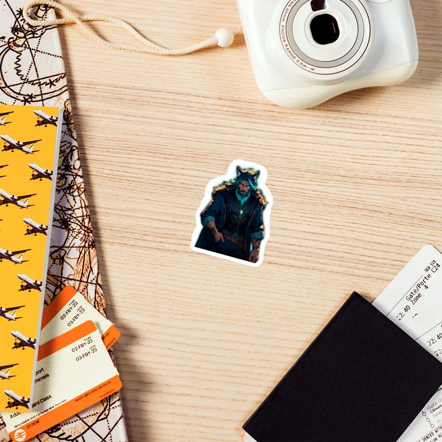 Mystic Wolf Die-Cut Magnets product image (9)