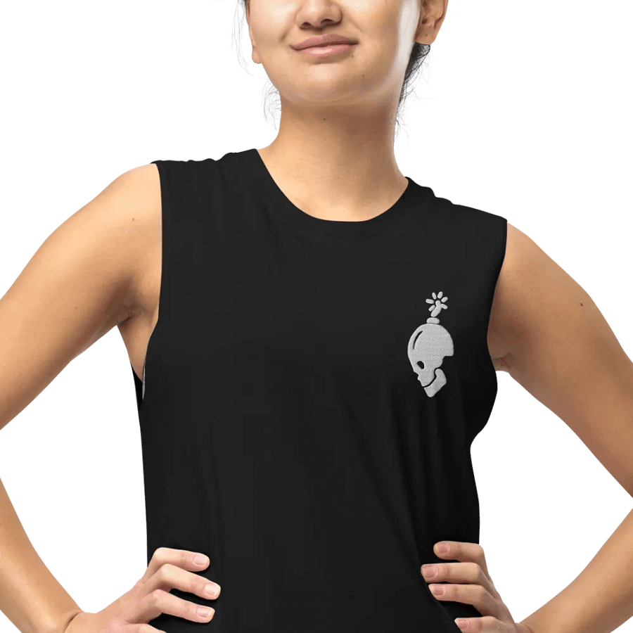 Skull Bomb Sleeveless Shirt product image (10)