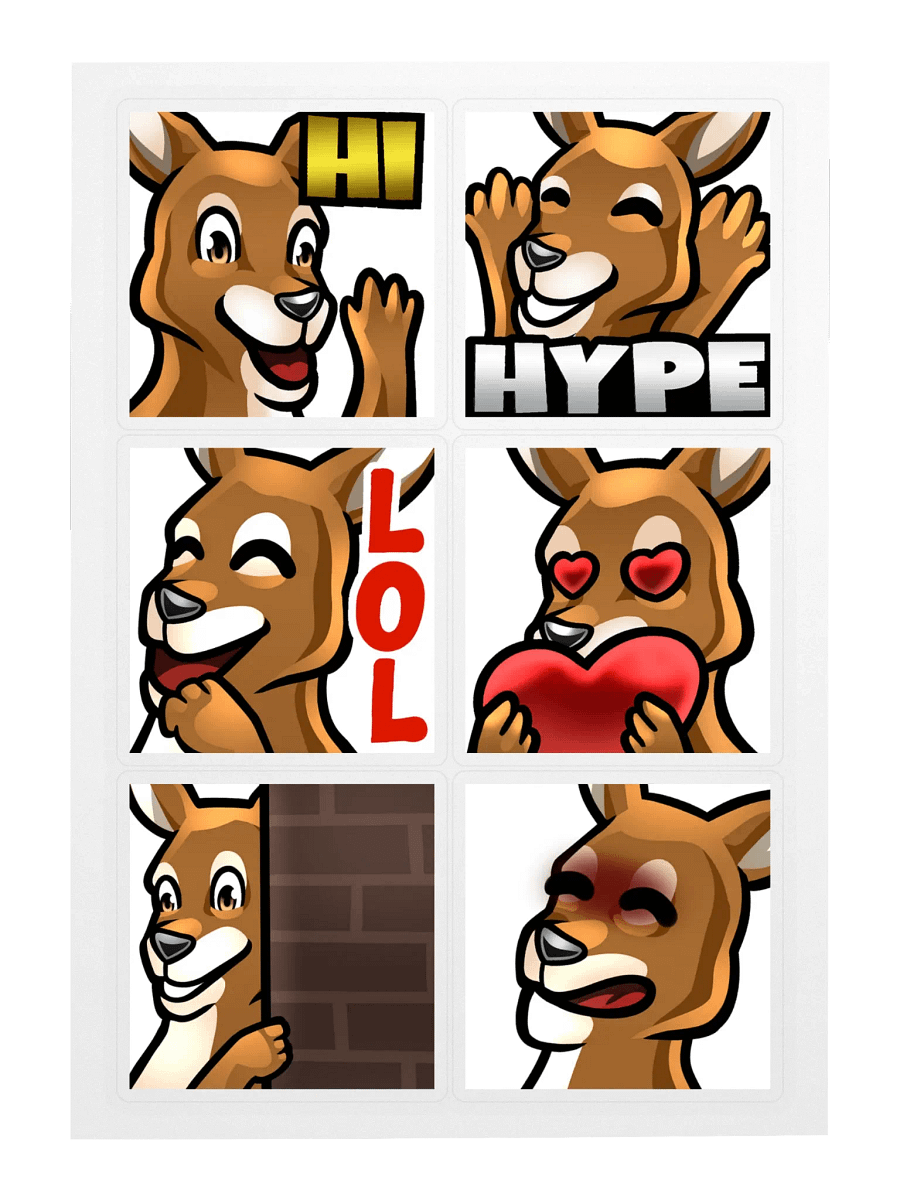 Emote Sticker Pack 2 product image (3)