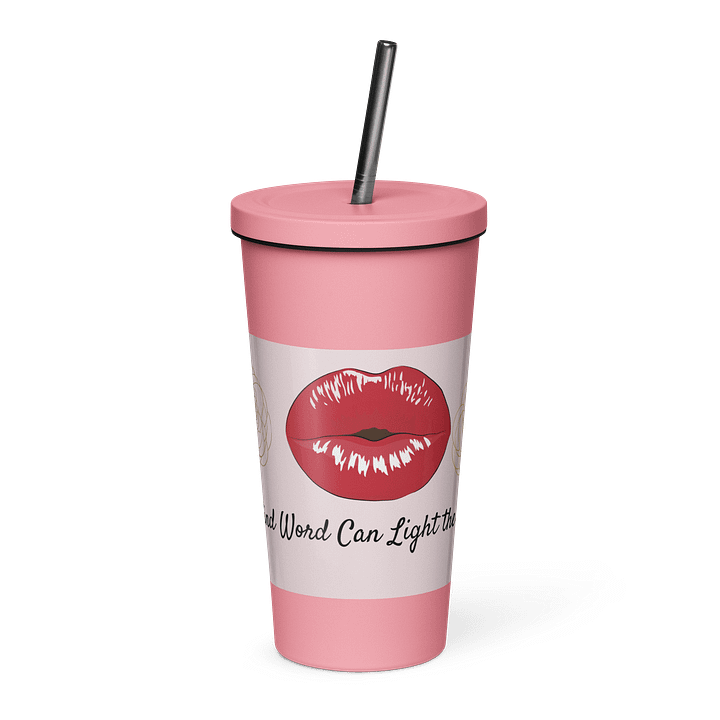 Blooming Lips Insulated Tumbler product image (1)
