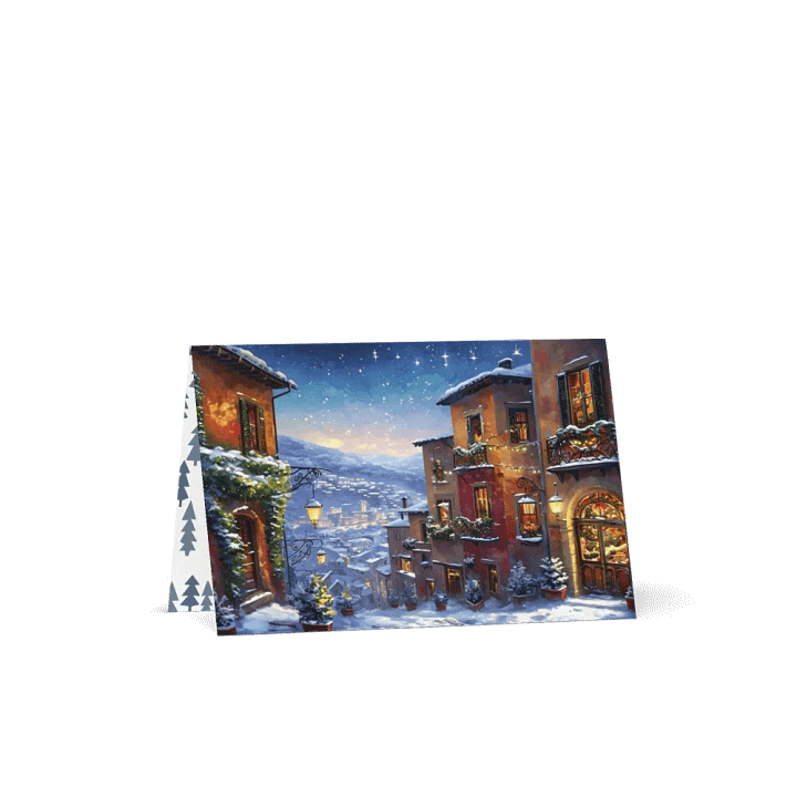 Vintage Italian Christmas Wonderland Card product image (1)