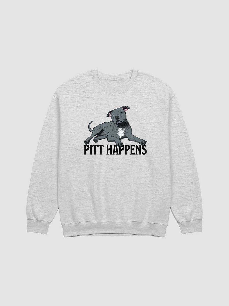 Pitt Happens Sweatshirt of a Pitbull Terrier(Blue) | Funny Shirt for Pittie and Staffy Paw-rents product image (25)