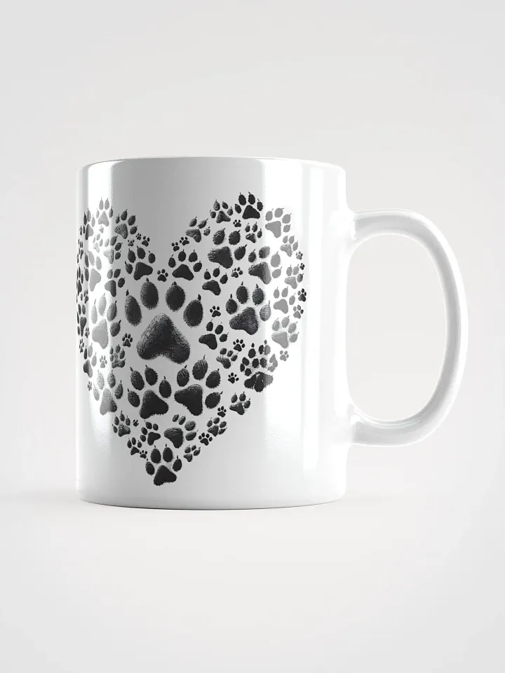 Paws of Love White Glossy Mug product image (1)