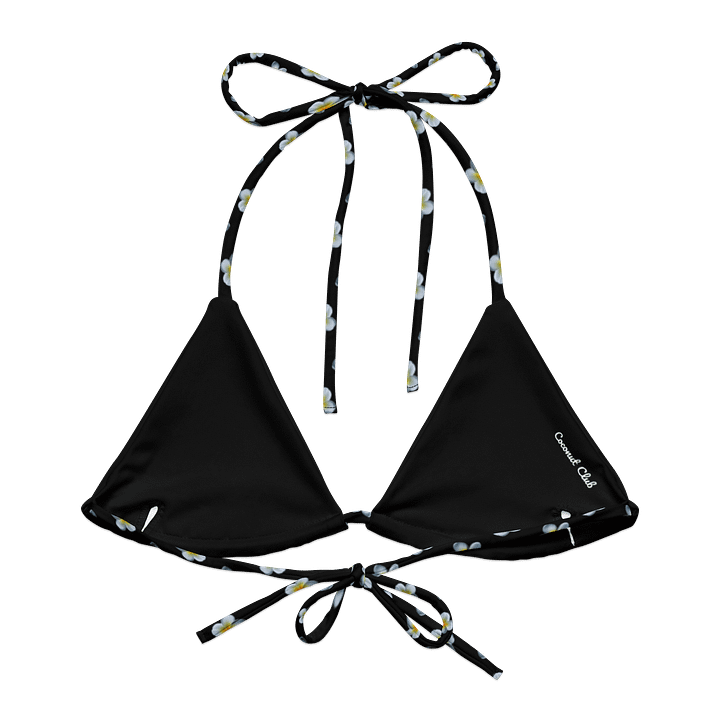 Bikini Top - Temple Flower (black) product image (1)