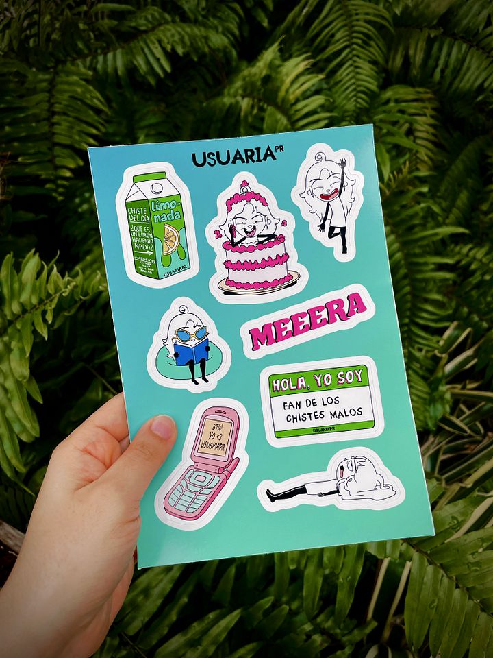 Usuariapr Sticker Sheet 2 product image (1)