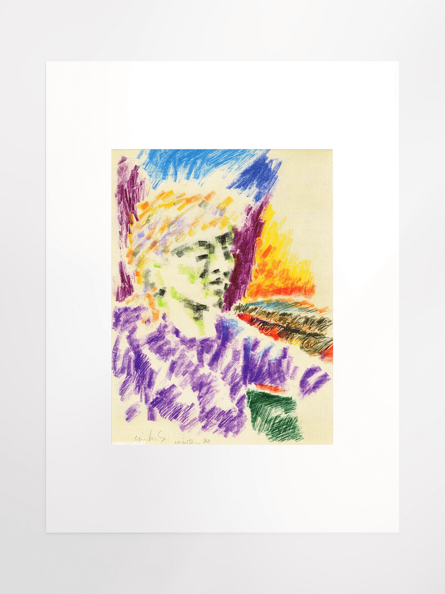 Head of a Woman 1988 print product image (2)