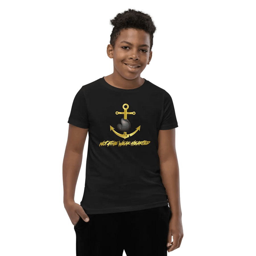 N4TWH Black Heart Kids Tee product image (27)