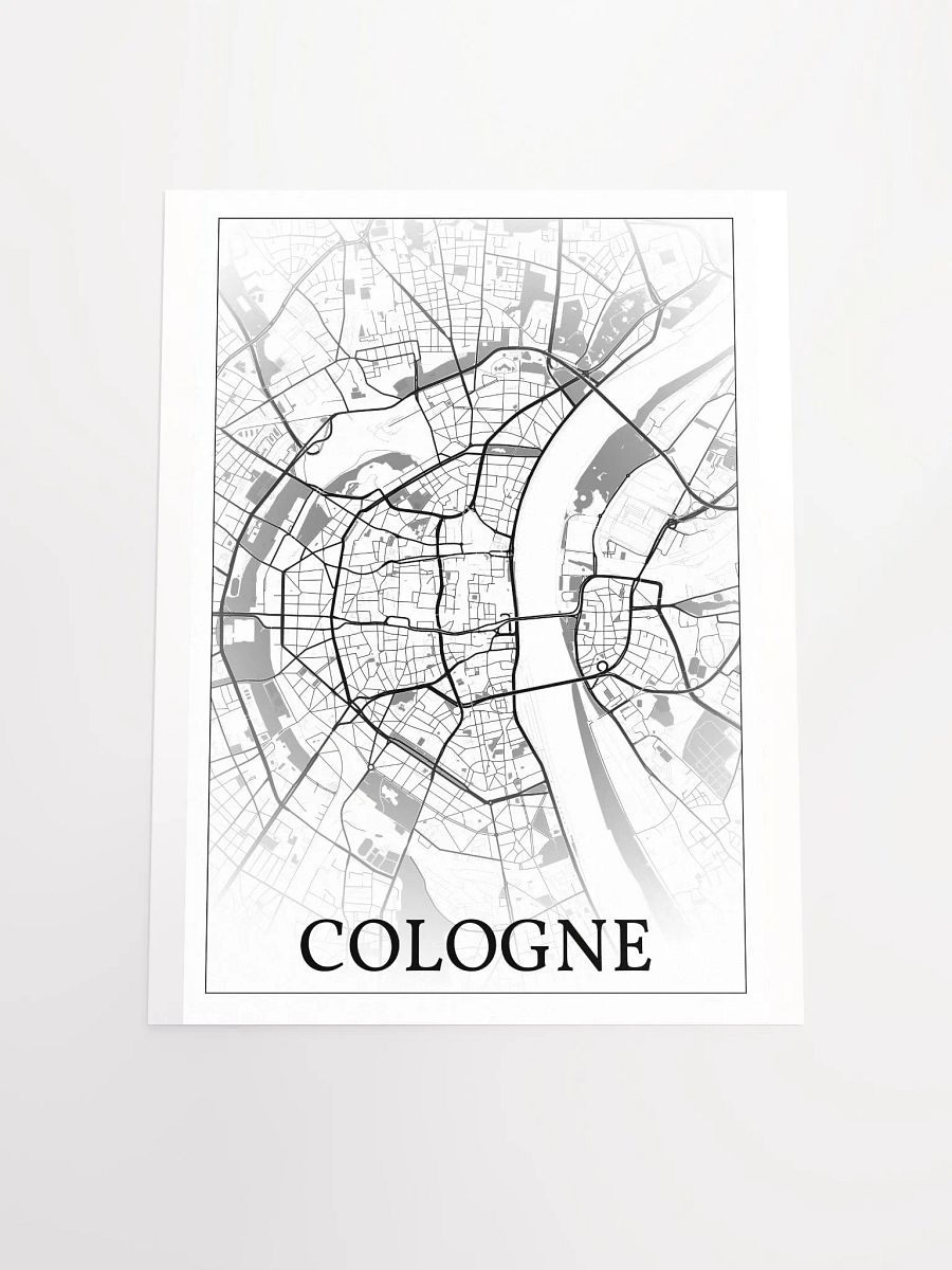 Cologne, Germany, city map print product image (17)