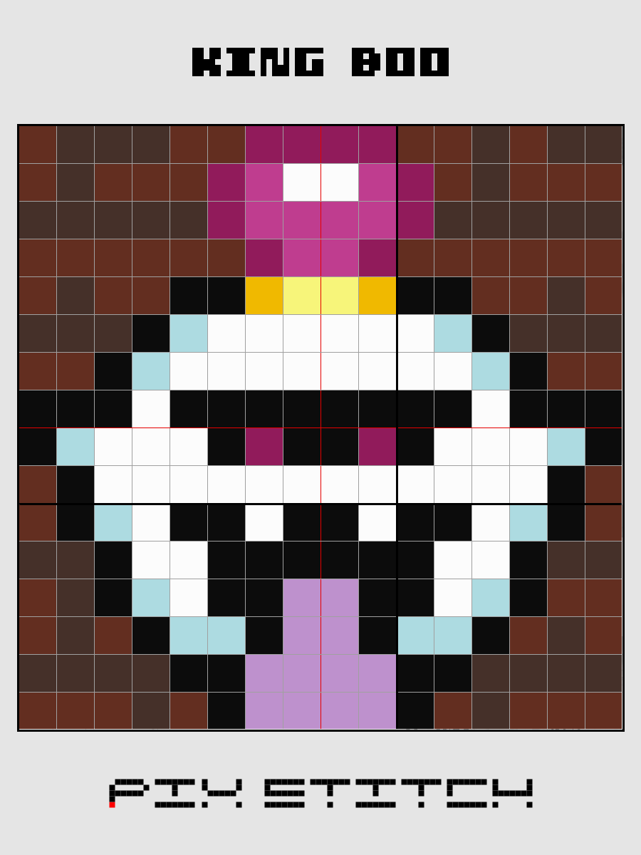 King Boo Pixel Art product image (2)