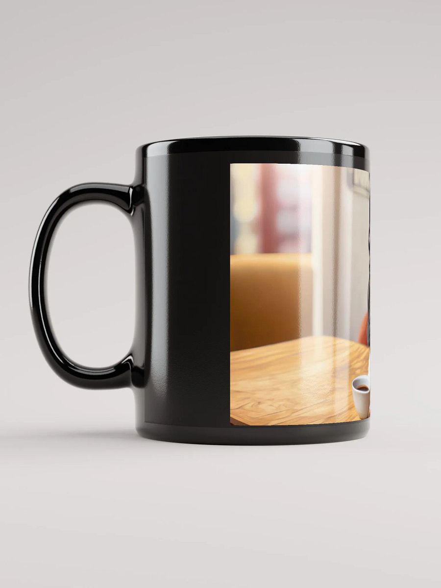 Striking Silhouette: Black Glossy Mug for French Bulldog Fans product image (3)
