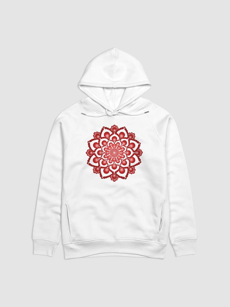 Red Dot Mandala Eco Hoodie product image (1)