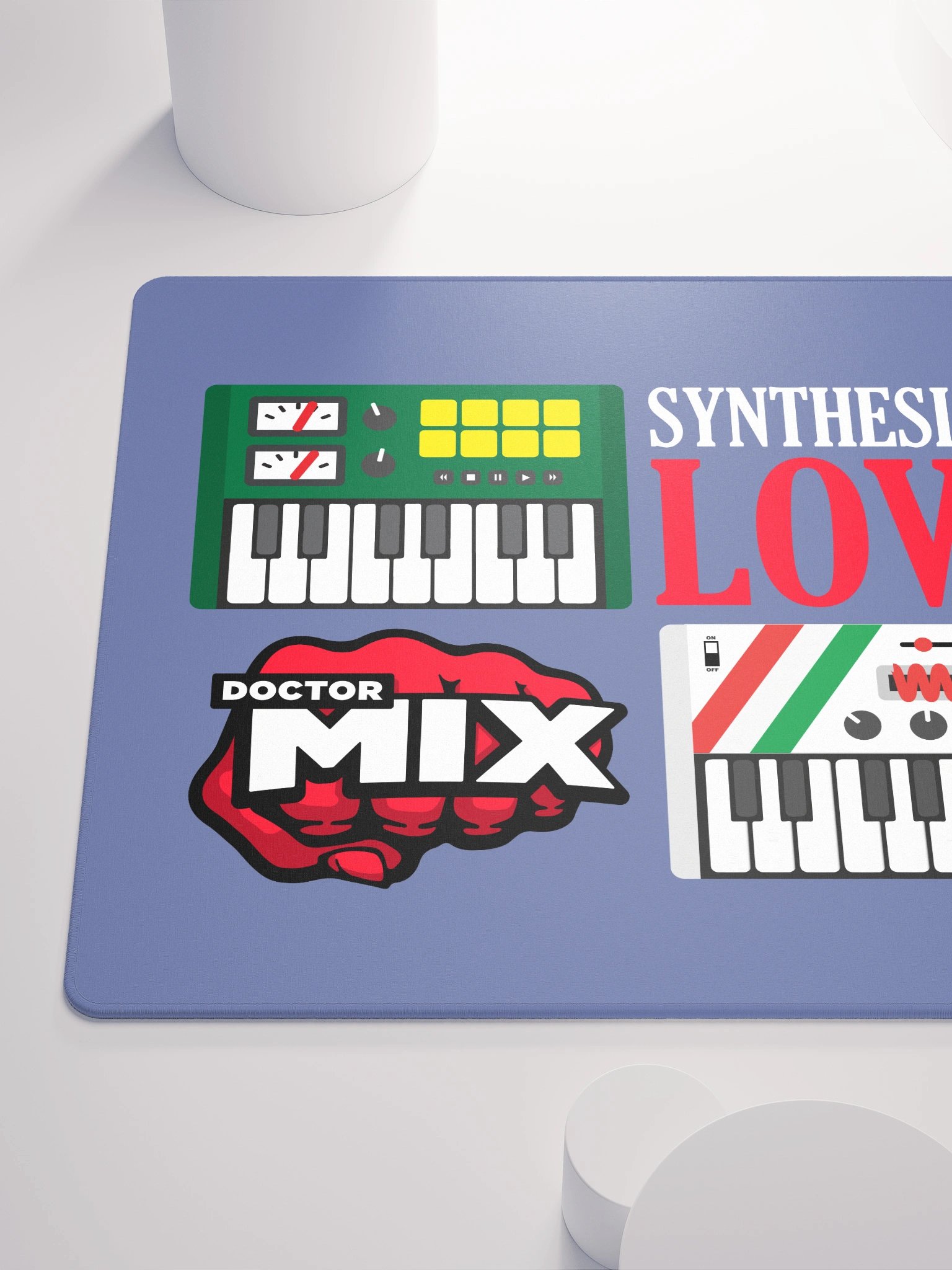 Synthesizer Love Large Studio Mouse Pad product image (6)