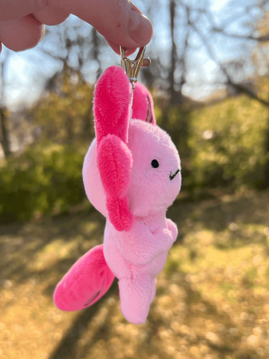 Bob the Axolotl Bag Buddy!! product image (2)
