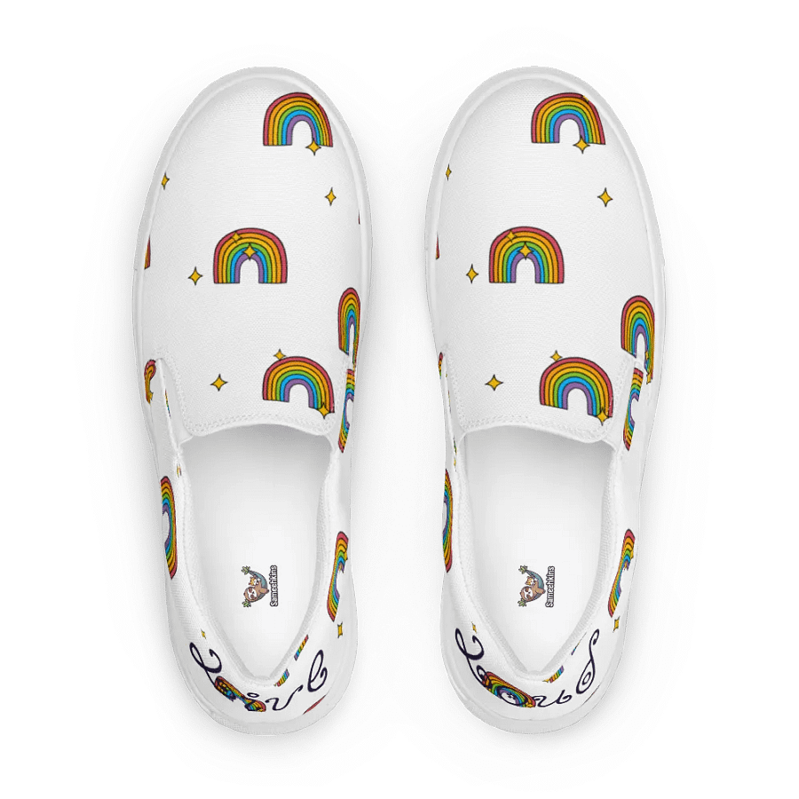 Love Rainbow Slip-On Canvas Shoes product image (1)