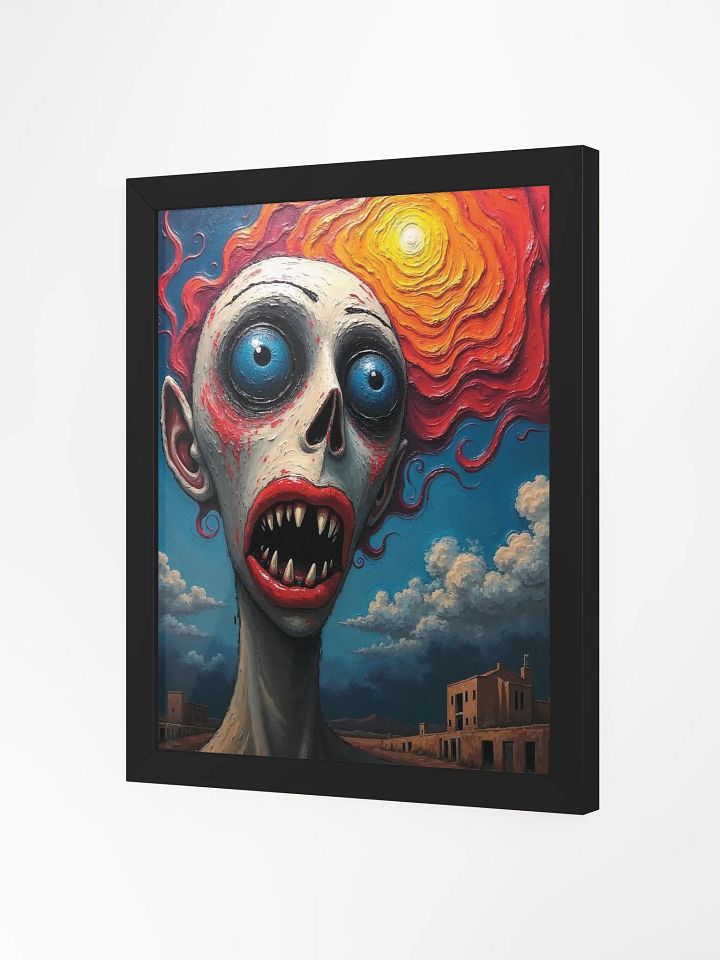 Fiery Sun Surreal Framed Print product image (10)