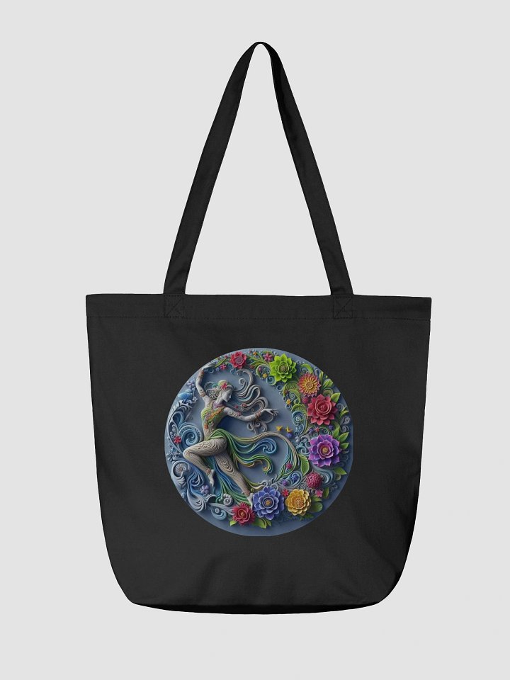 Floral Muse Organic Tote Bag product image (3)