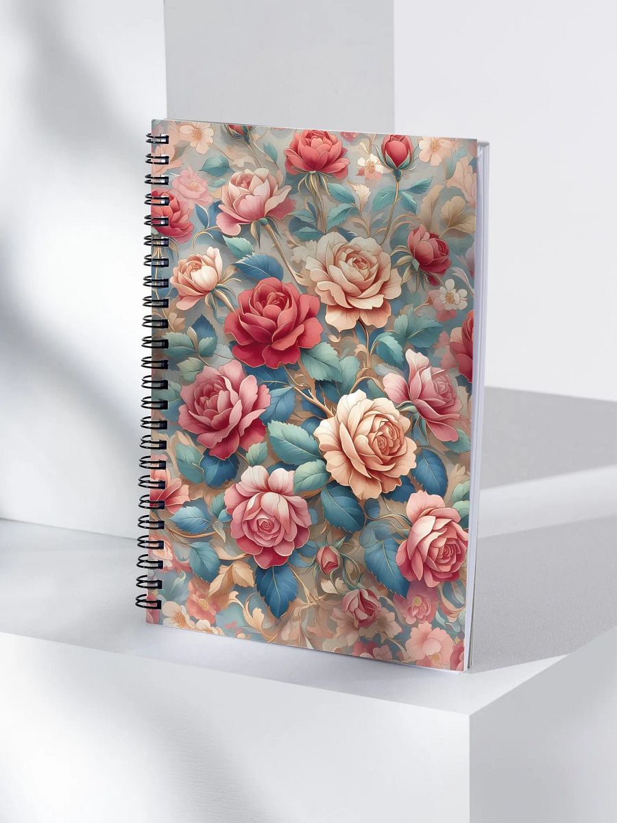Royal Floral Spiral Notebook product image (4)