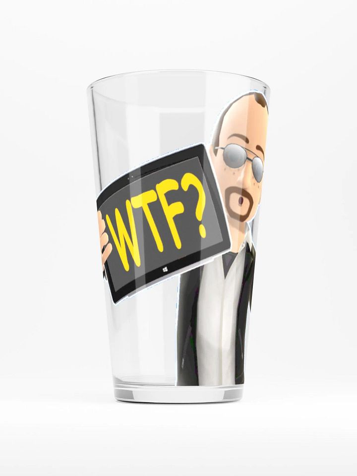 WTF Emote - Pint Glass product image (1)