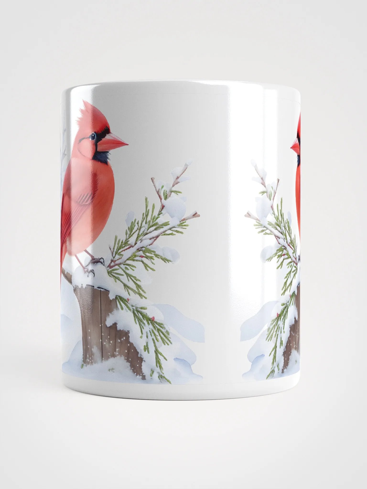 Winter Cardinal Symmetry Mug product image (9)