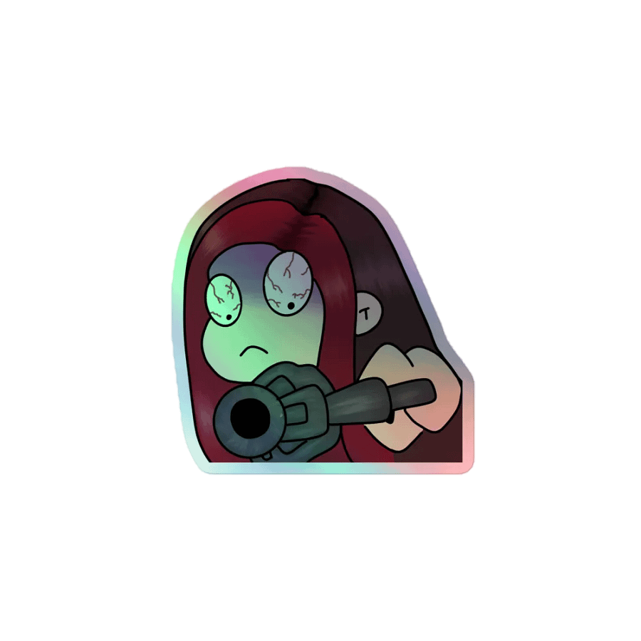UsedBiscuits Saythatagain emote sticker holographic product image (1)