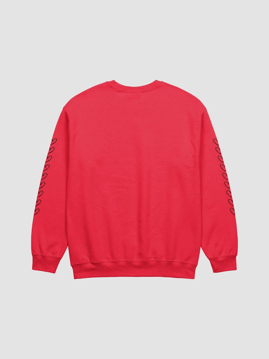 Gildan Classic Crewneck Sweatshirt-Black Heart With Silhouette product image (5)