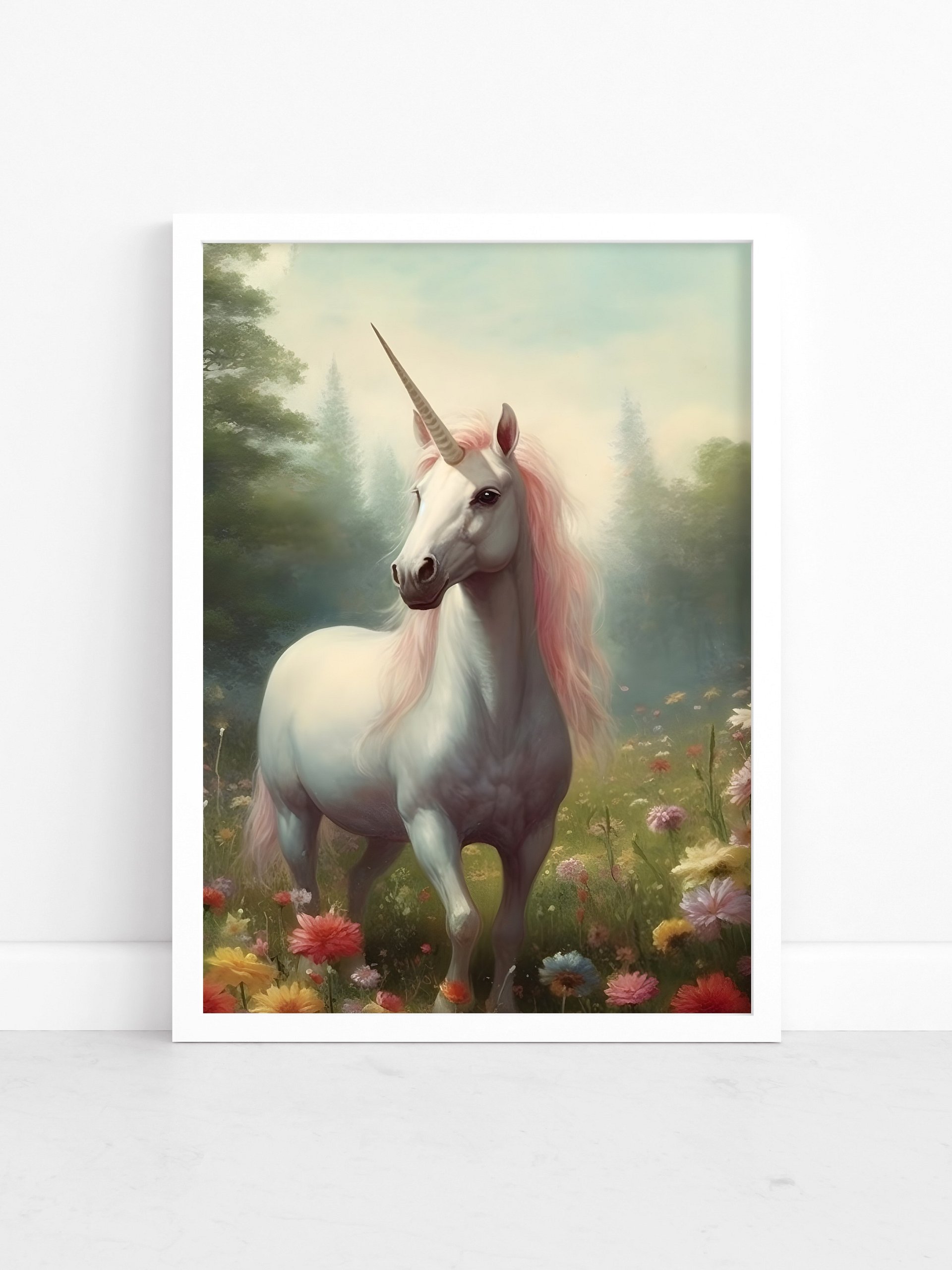 Unicorn in Forest and Florals product image (1)