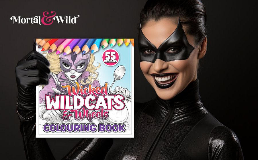 Wicked Wildcats & Wheels Colouring Book product image (3)