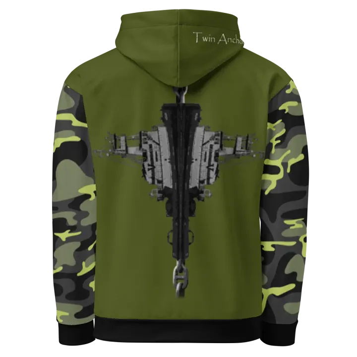 Camouflage & Green Hudson VB-chain Hoodie product image (1)