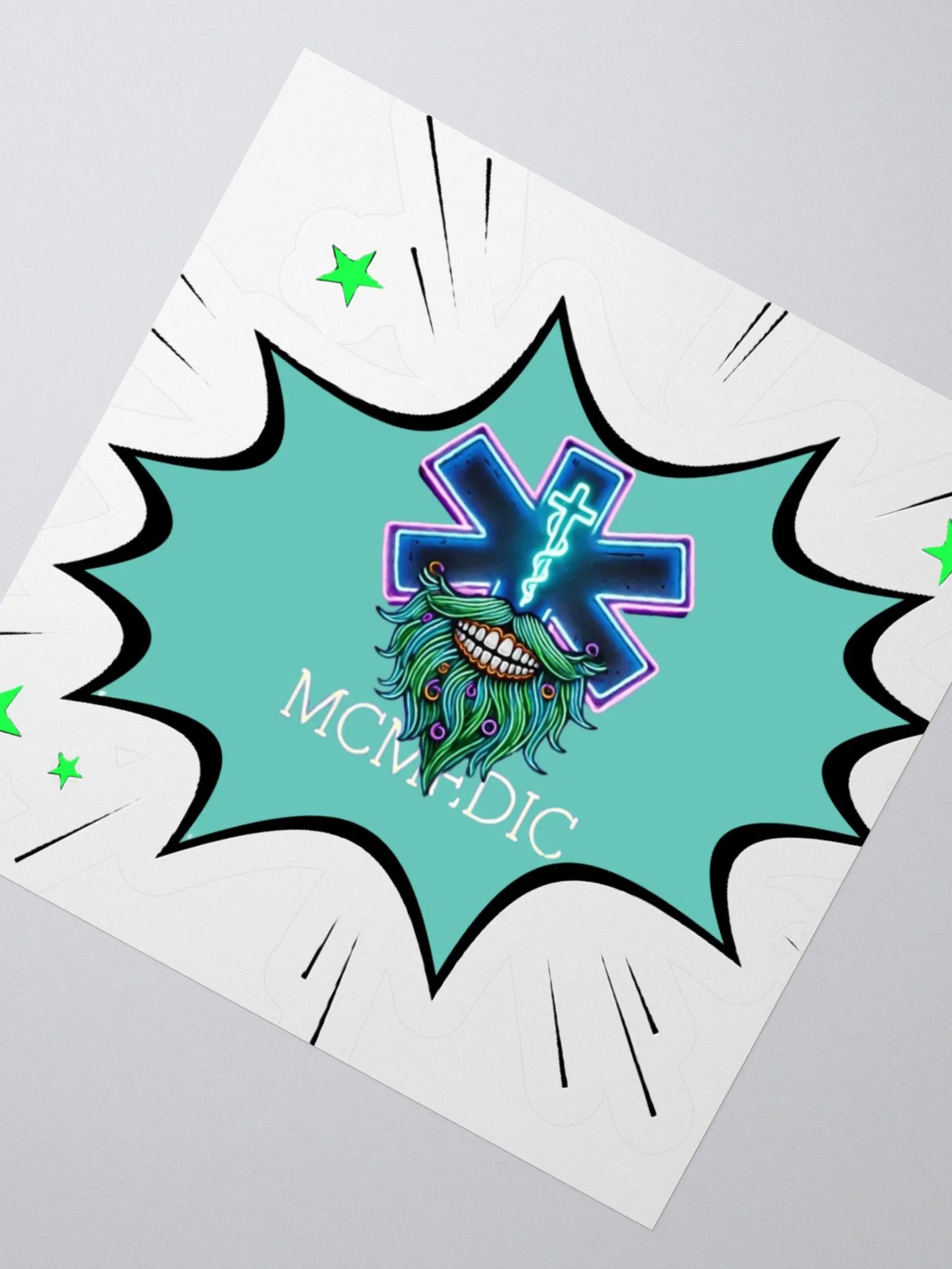 💥 McMedic Comic-Style Sticker 🚑🎮 product image (4)
