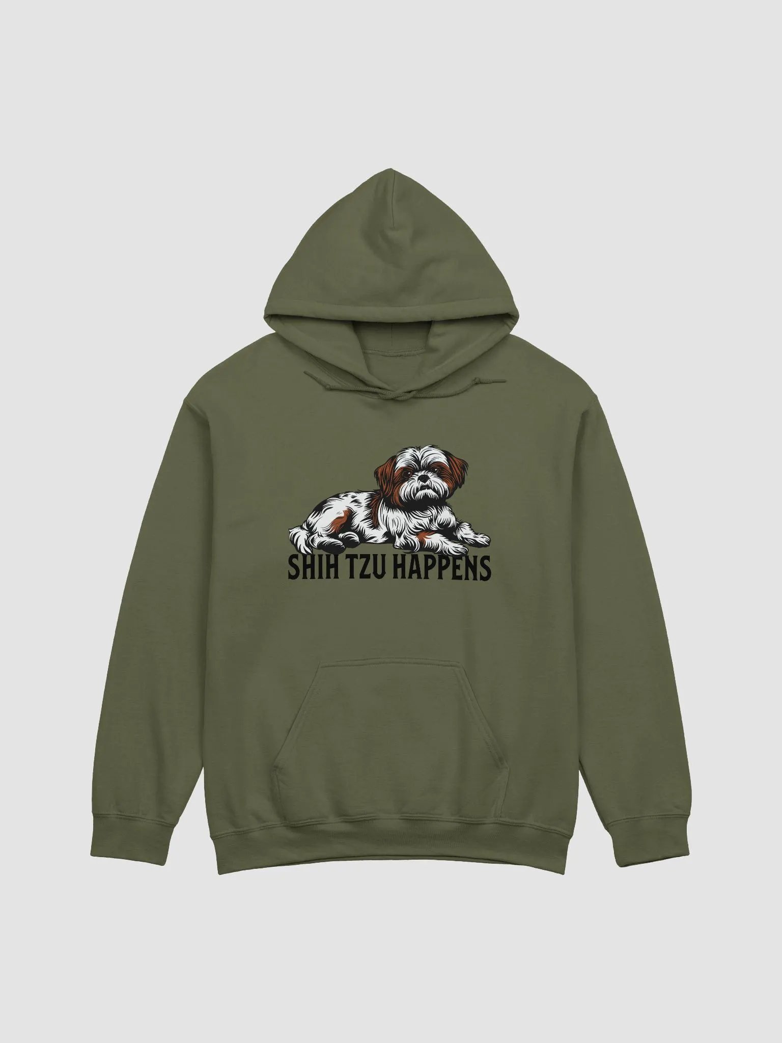 Shih Tzu Happens Hooded Sweatshirt | Funny Hoodie Design for Shih Tzu Paw-Rents product image (13)