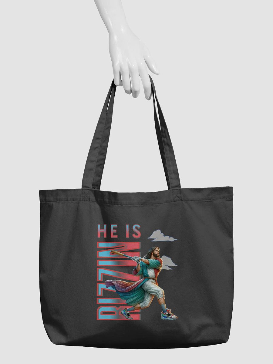 He Is Rizzin Baseball Tote Bag product image (3)