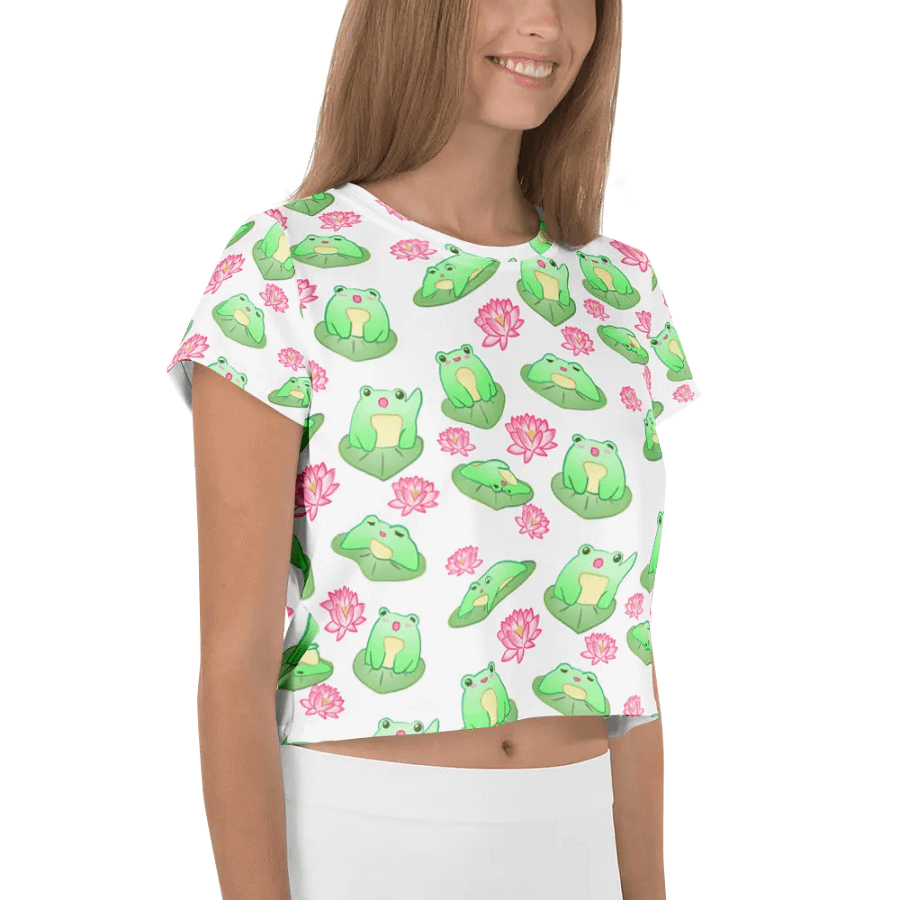 Kawaii Froggie Crop Tee product image (4)