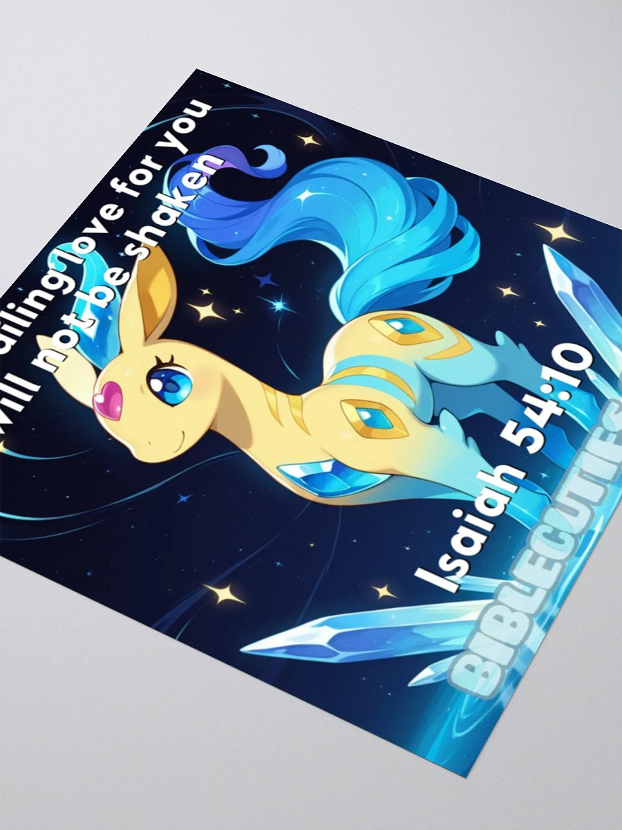 Bible Cuties Victoria - My unfailing love for you will not be shaken Sticker product image (5)