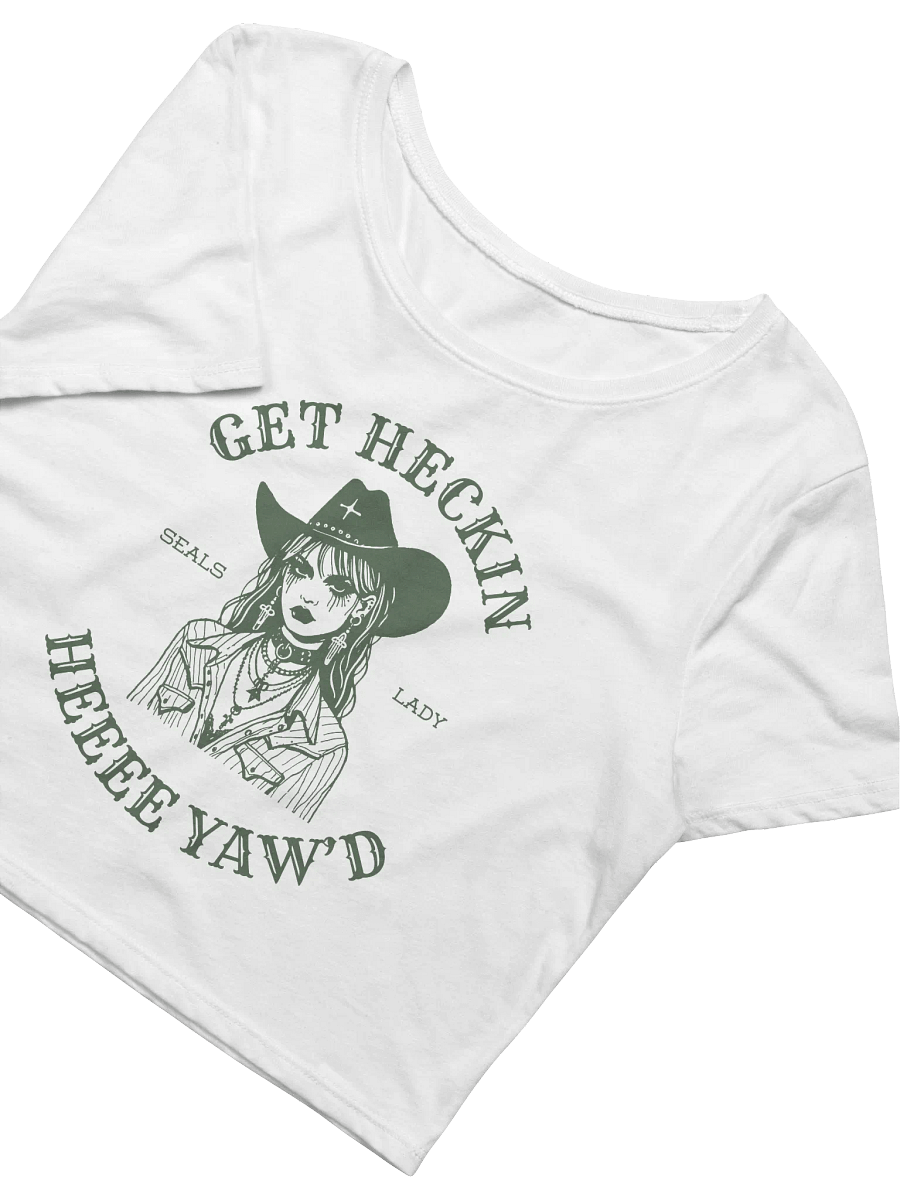 Heeee Yaw Crop Top - Green product image (3)