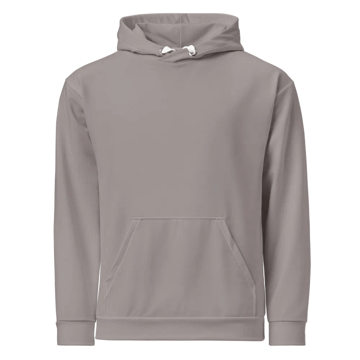 Plain Grey Soft Summer Unisex Recycled Polyester Heavyweight Premium Hoodie by Treasure Pie product image (1)
