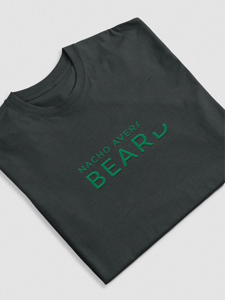Men's Nacho Average Beard T-Shirt (Green Embroidery) product image (4)