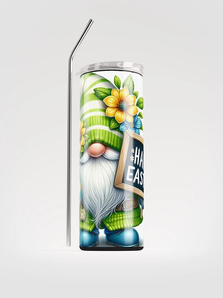 Whimsical Easter Gnome Stainless Steel Tumbler product image (2)