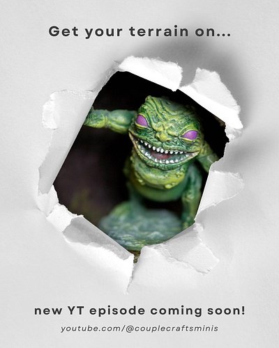 New tabletop game terrain episode coming soon on YT! This is the next chapter in our video series and we are levelling up our...