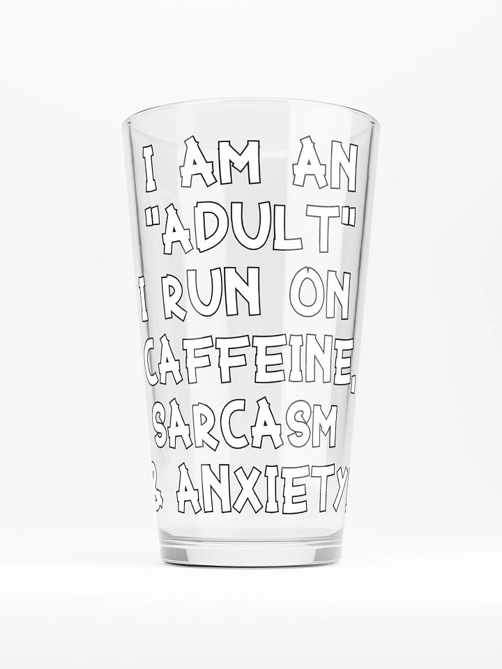 "ADULT" Pint Glass product image (1)